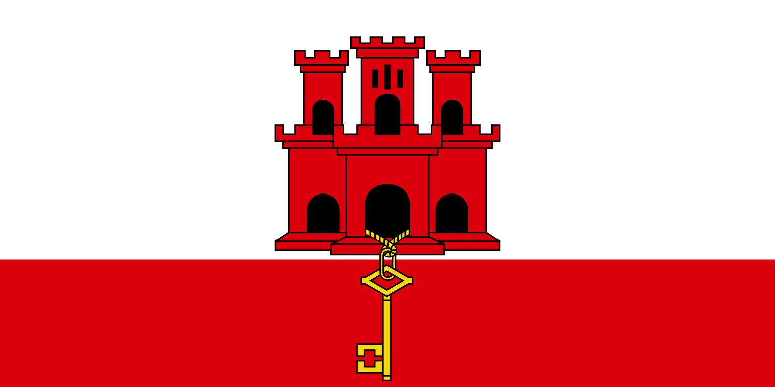 Obrázek státní vlajky státu Gibraltar - v rozlišení 1536x768 - Evropa Obrázek státní vlajky státu Gibraltar - v rozlišení 1536x768 - Evropa