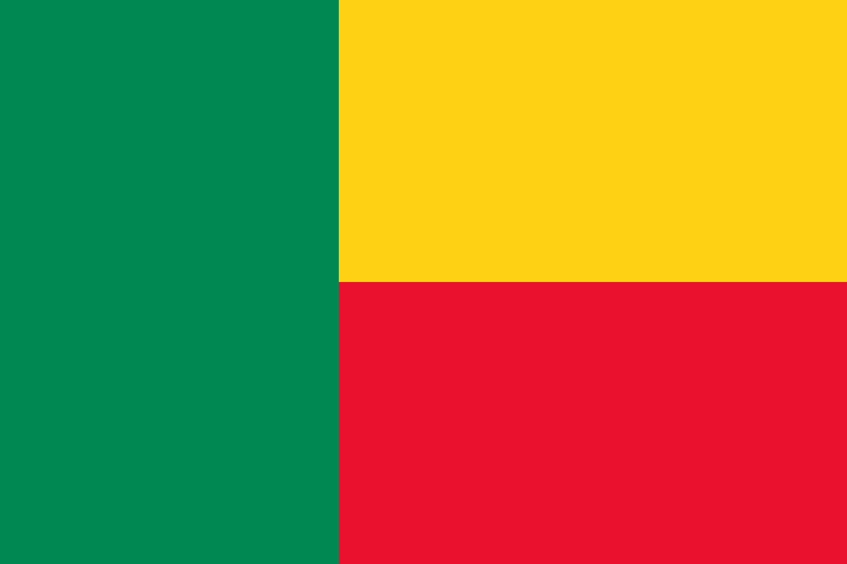 Obr�zek st�tn� vlajky st�tu Benin - v rozli�en� 1680x1120 - Afrika