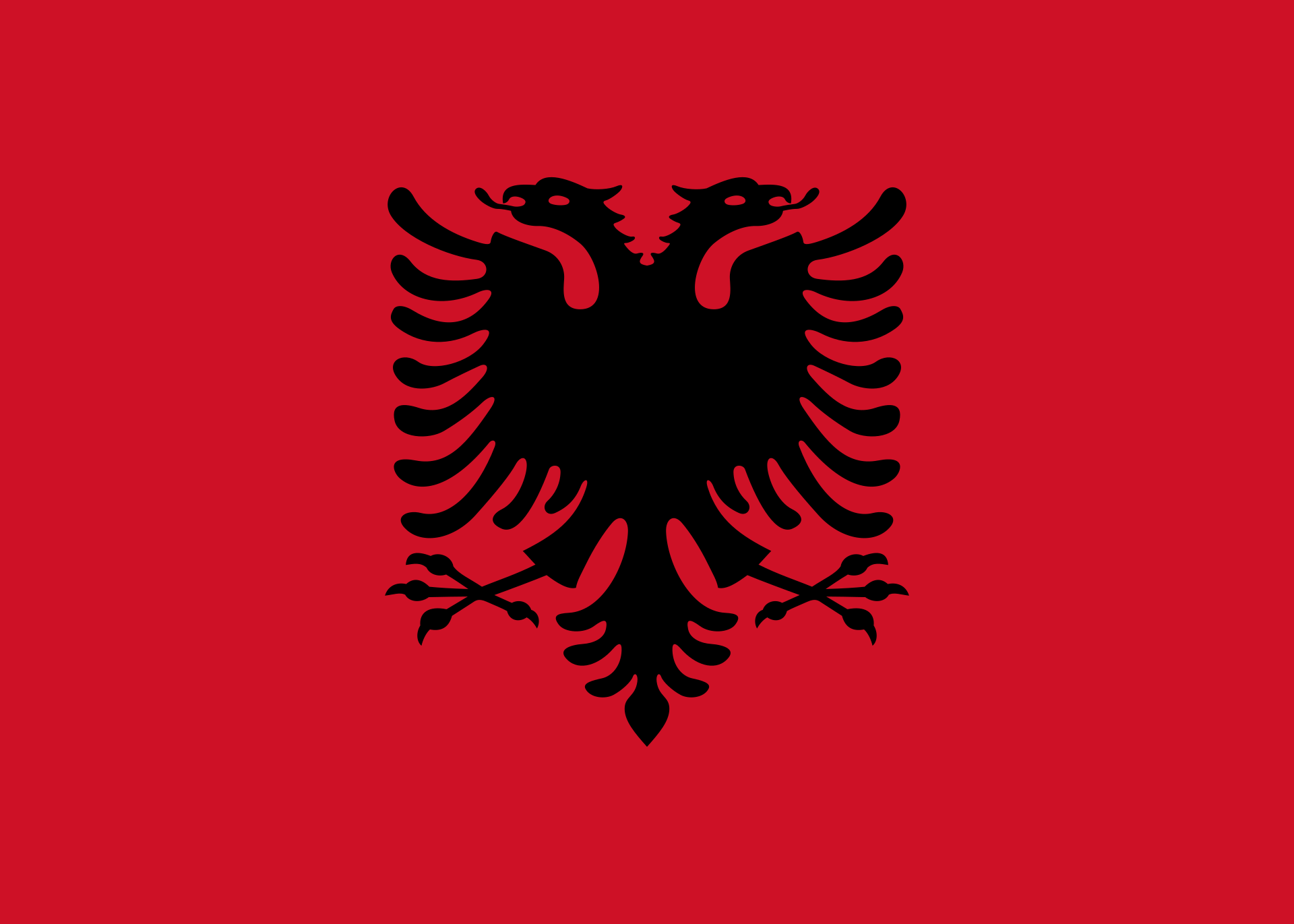 Obrázek státní vlajky státu Albánie - v rozlišení 1920x1371 - Evropa Obrázek státní vlajky státu Albánie - v rozlišení 1920x1371 - Evropa