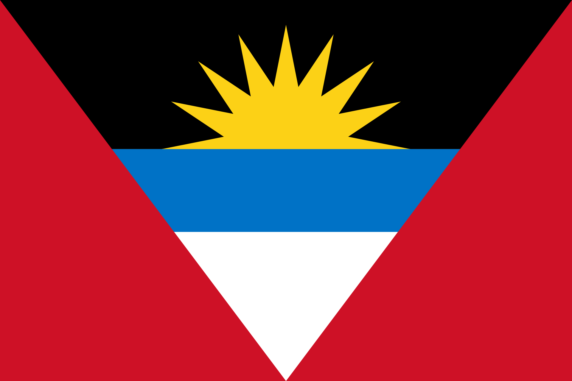 Obrázek státní vlajky státu Antigua a Barbuda - v rozlišení 1920x1280 - Střední Amerika Obrázek státní vlajky státu Antigua a Barbuda - v rozlišení 1920x1280 - Střední Amerika