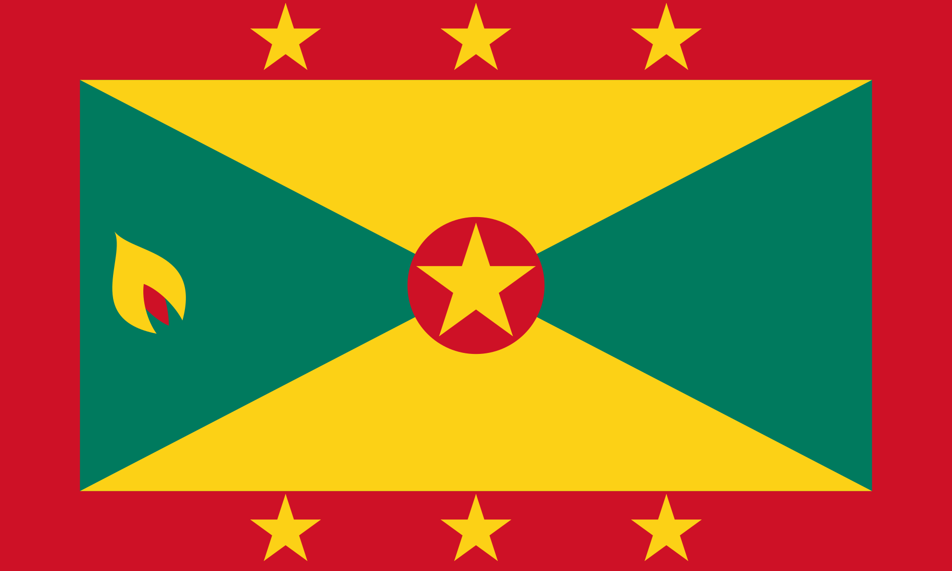 Obrázek státní vlajky státu Grenada - v rozlišení 1920x1152 - Střední Amerika Obrázek státní vlajky státu Grenada - v rozlišení 1920x1152 - Střední Amerika