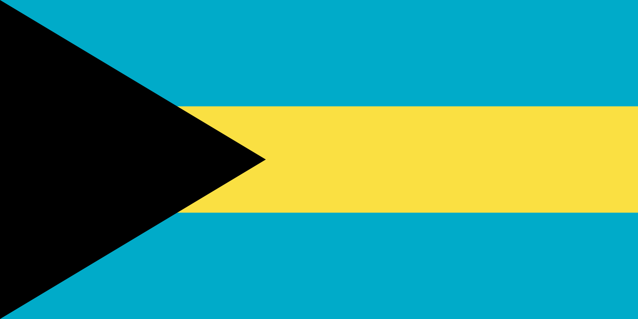 Obrázek státní vlajky státu Bahamy - v rozlišení 2048x1024 - Střední Amerika Obrázek státní vlajky státu Bahamy - v rozlišení 2048x1024 - Střední Amerika