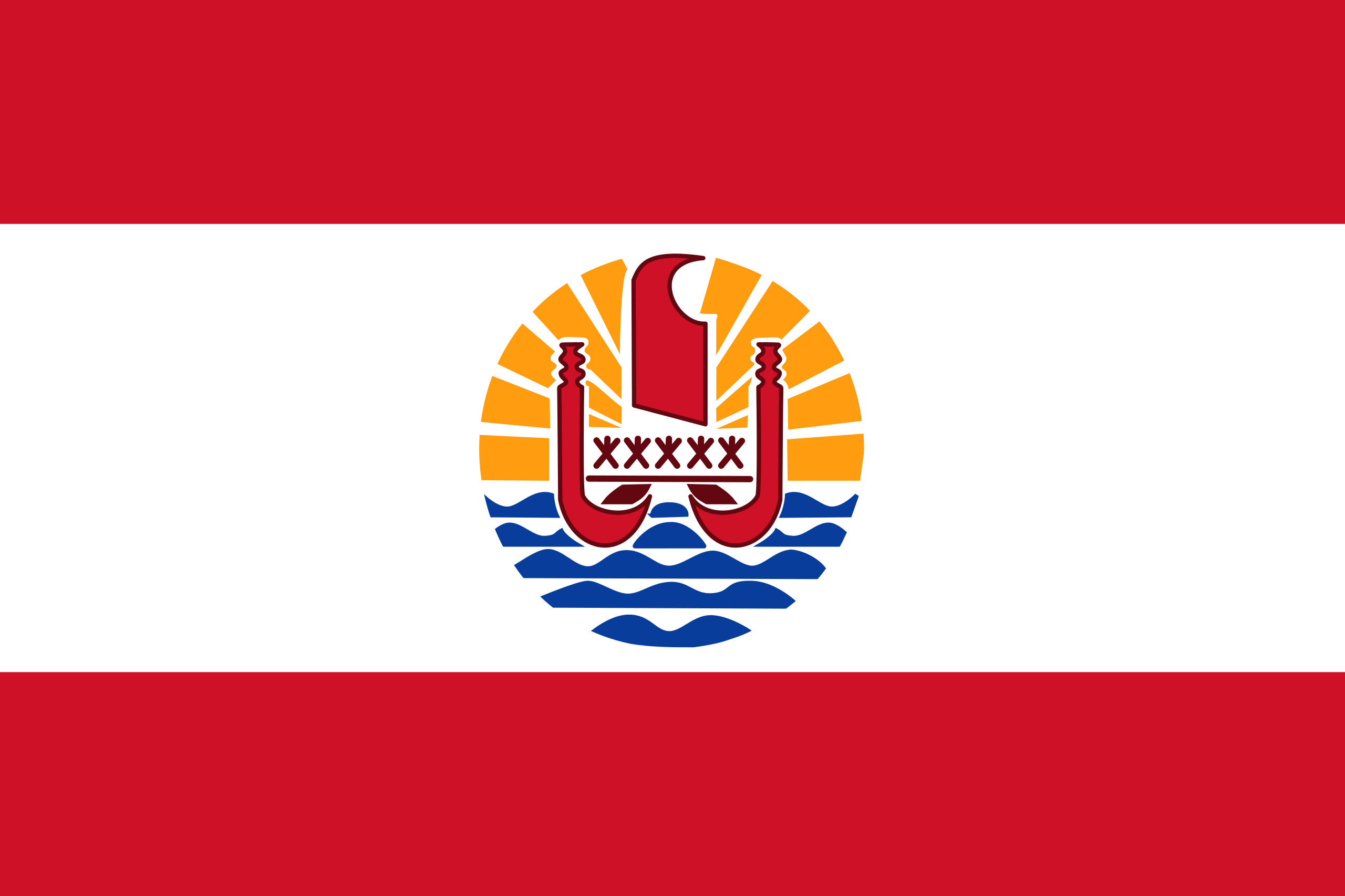 Obrázek státní vlajky státu Francouzská Polynésie - v rozlišení 2560x1707 - Oceánie Obrázek státní vlajky státu Francouzská Polynésie - v rozlišení 2560x1707 - Oceánie
