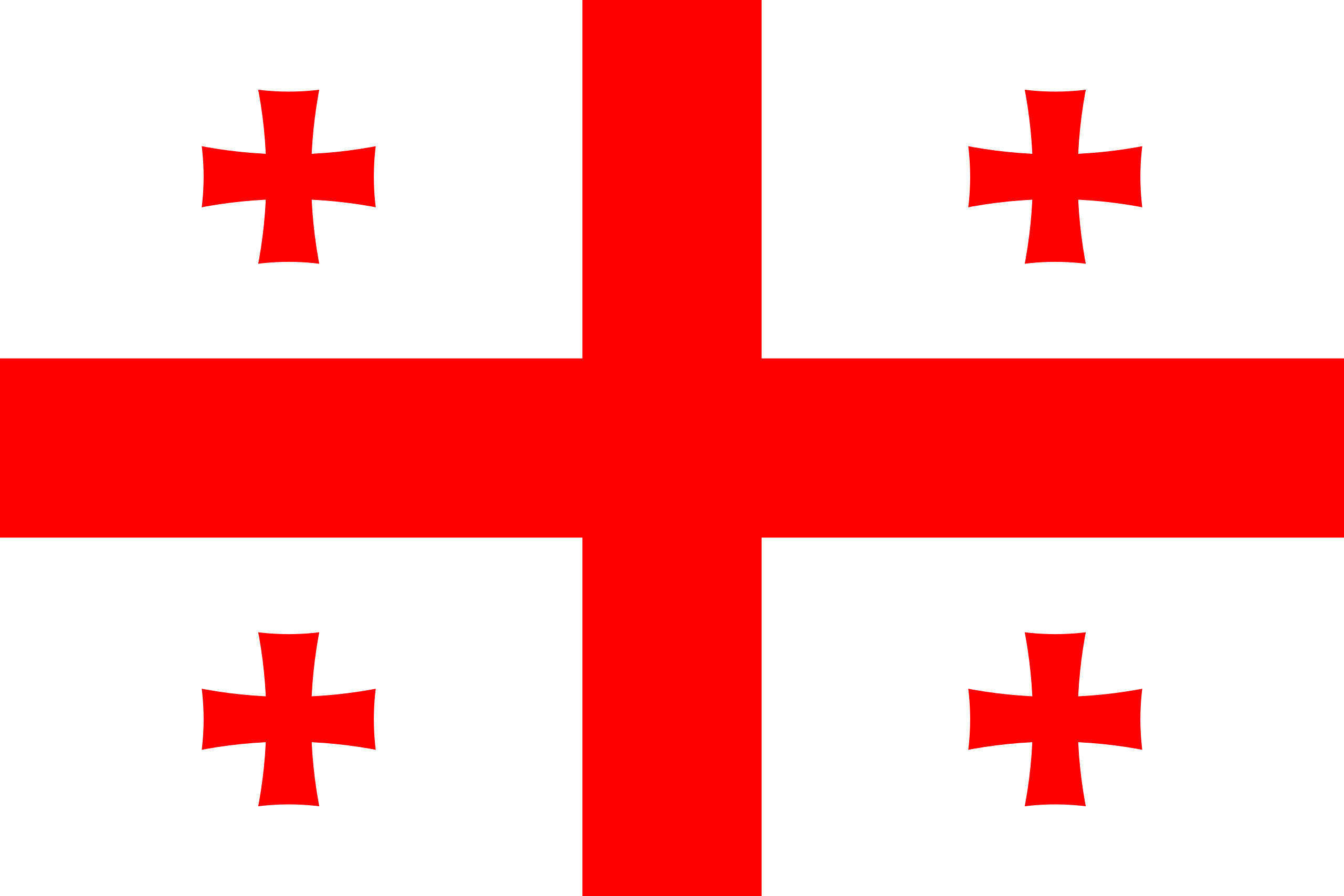 Obr�zek st�tn� vlajky st�tu Gruzie - v rozli�en� 2560x1707 - Bl�zk� v�chod