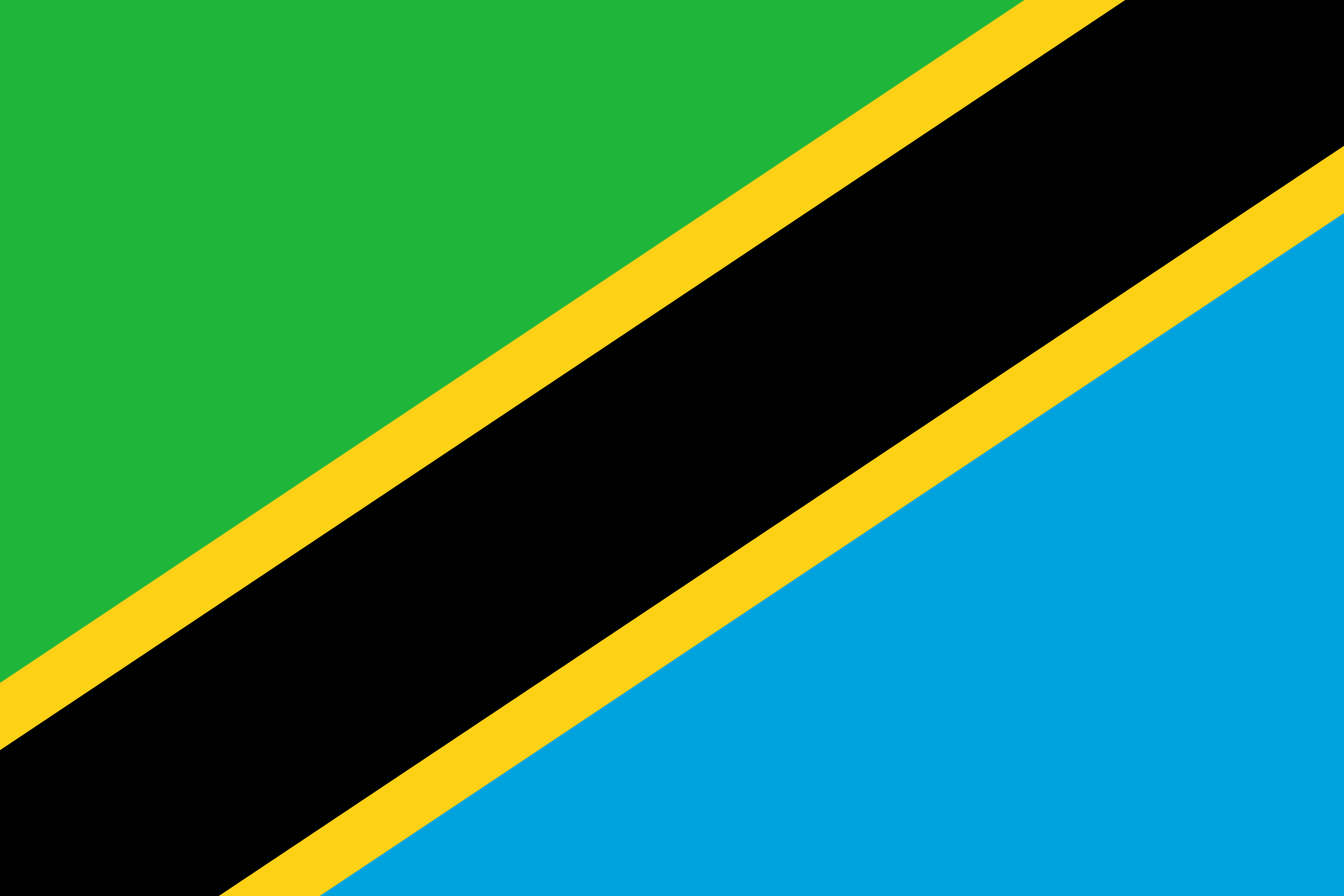 Obrázek státní vlajky státu Tanzanie - v rozlišení 2560x1707 - Afrika Obrázek státní vlajky státu Tanzanie - v rozlišení 2560x1707 - Afrika